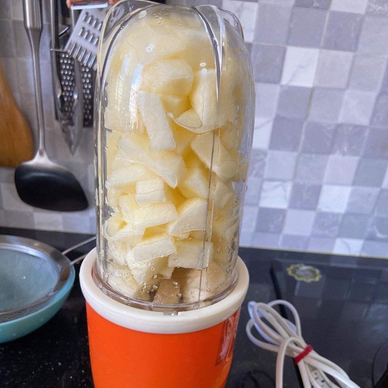 Step 2 Blend the Apples Apple Juice