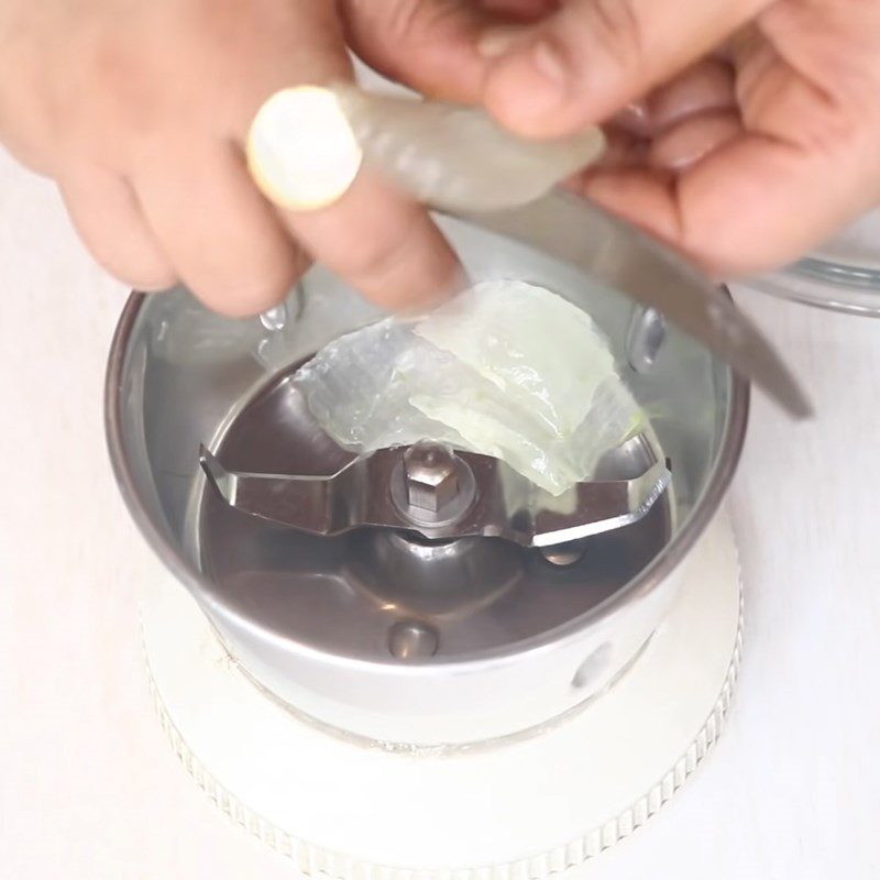 Step 2 Blend and filter the aloe vera juice Aloe Vera Juice