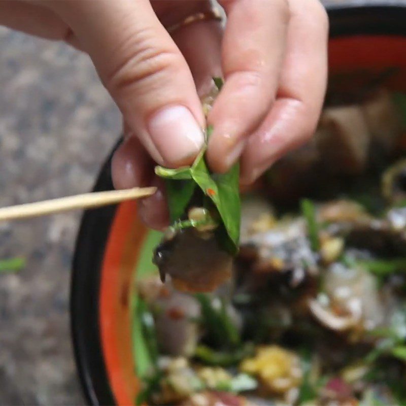 Step 3 Skewering Chicken Grilled Chicken with Lime Leaves and Green Onions