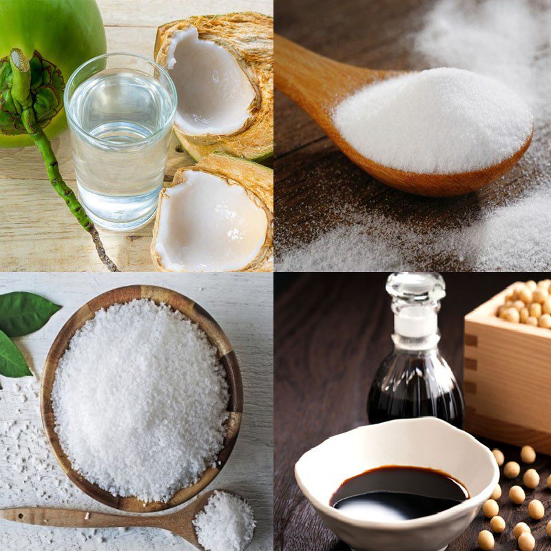 Ingredients for Broken Vegetarian Rice