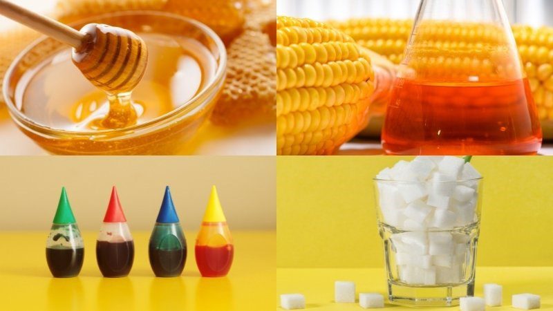 Ingredients for honey jelly dish - honey jelly