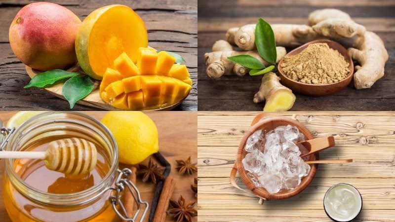 Ingredients for mango juice