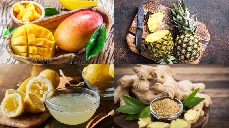 Ingredients for mango juice