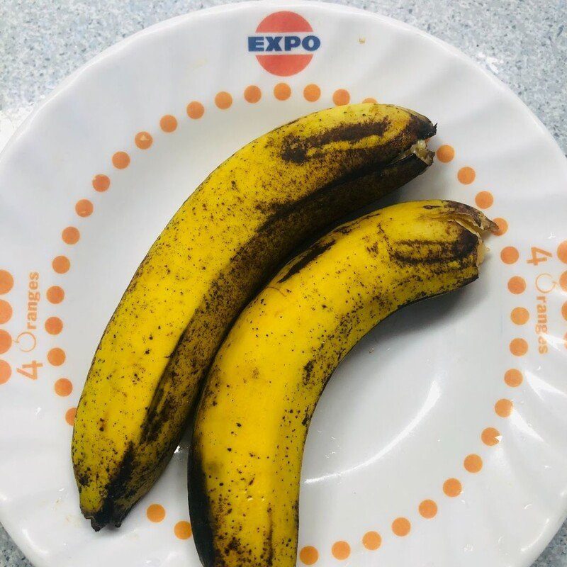 Step 1 Prepare the bananas for Banana Smoothie