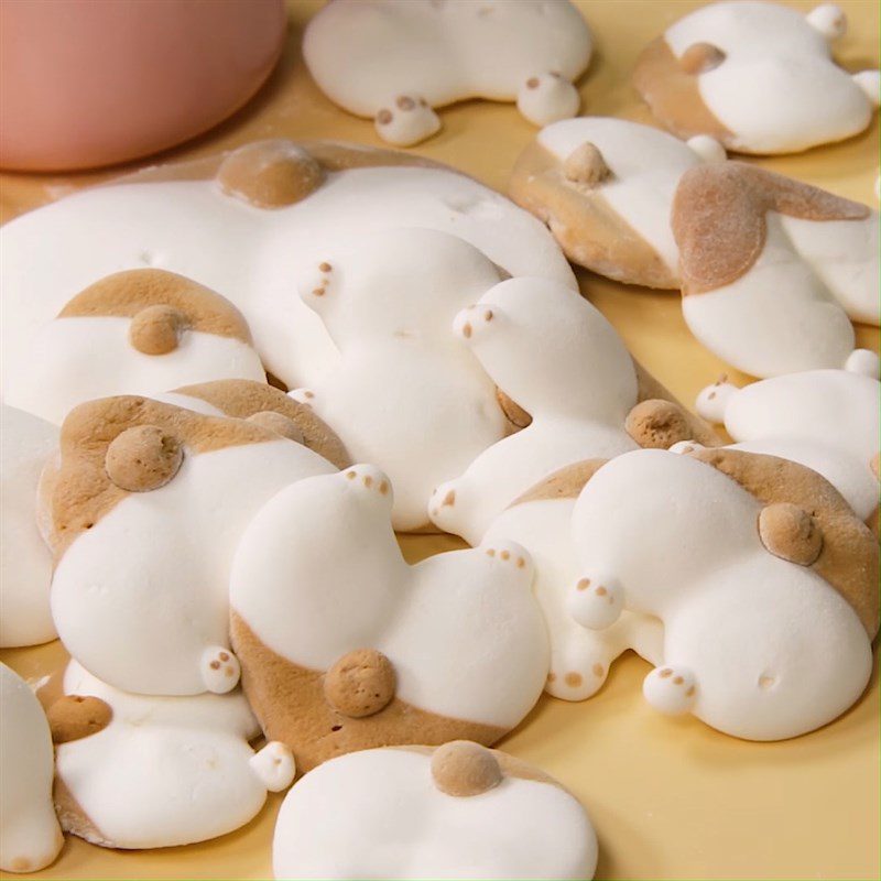 Step 6 Final product Corgi bottom-shaped marshmallow