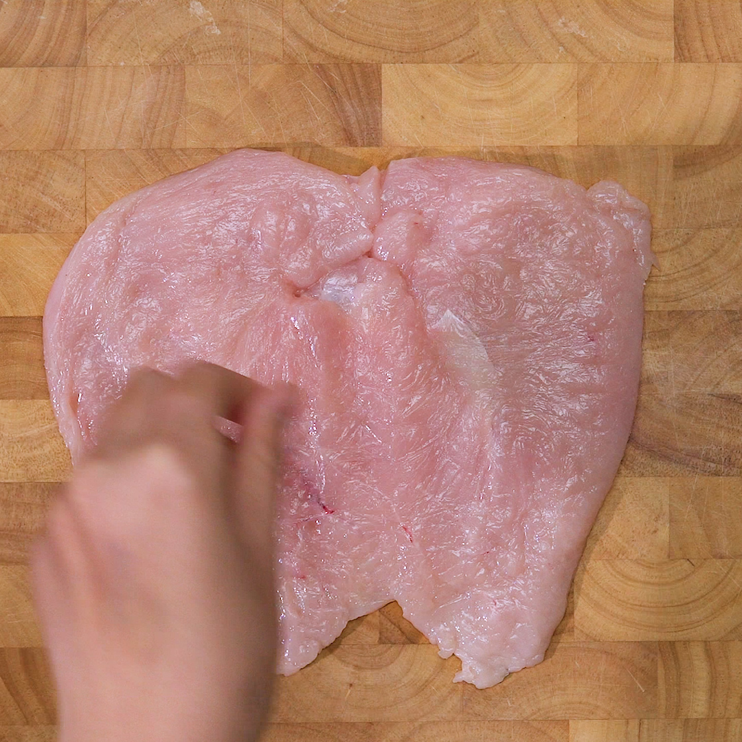Step 1 Prepare the chicken breast Cheese-Stuffed Chicken Breast