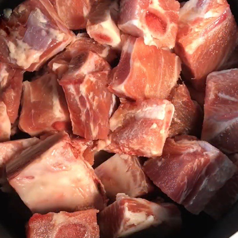 Step 1 Prepare Pork Ribs Ginger Braised Ribs