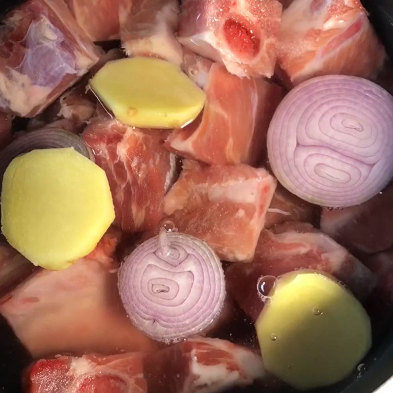 Step 1 Prepare Pork Ribs Ginger Braised Ribs