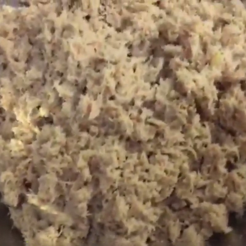 Step 4 Shredding Tuna Fish Floss