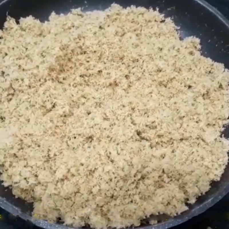 Step 5 Making Tuna Floss
