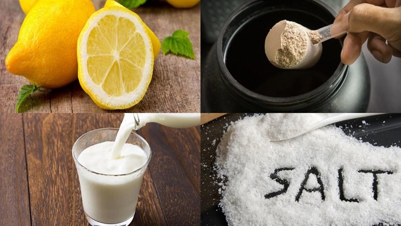 Ingredients for fresh lemon smoothie, lemon smoothie