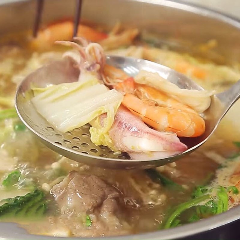 Step 4 Finished Seafood Hotpot