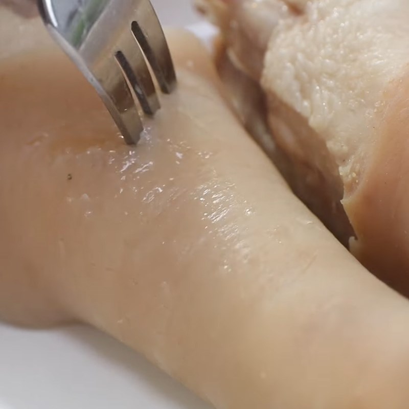 Step 1 Prepare the pork tail Fried Pork Tail with Salted Kumquat