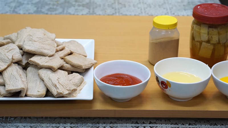 Ingredients for dish 2 ways to make dried stingray and vegetarian basa fish