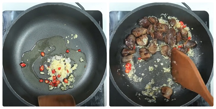 Step 3 Make fish sauce fried chicken gizzards Fried chicken gizzards with fish sauce