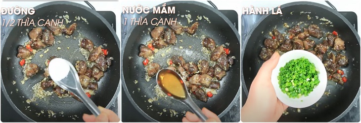 Step 3 Make fish sauce fried chicken gizzards Fried chicken gizzards with fish sauce