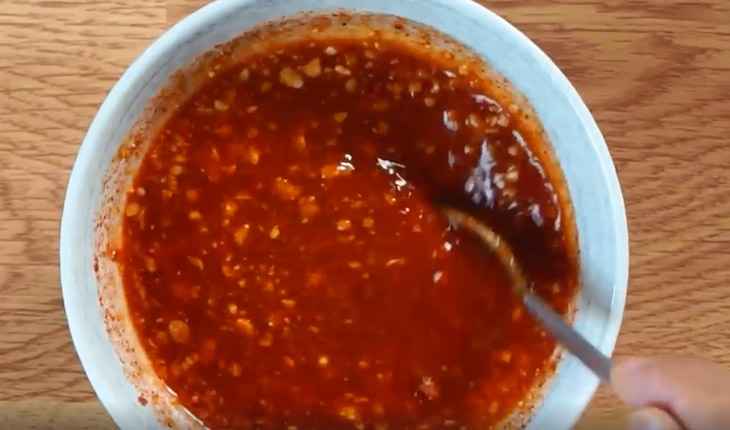 Step 4 Making Kumquat Sauce Crispy Squid with Kumquat Sauce