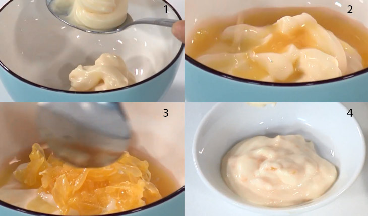 Step 4 Make the orange sauce Crispy fried squid with orange sauce