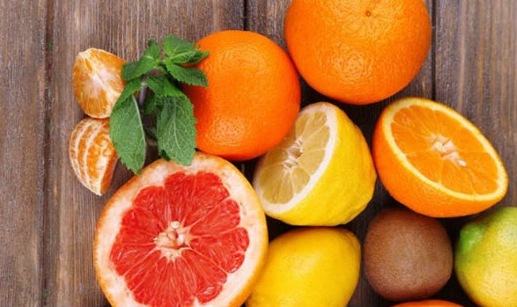 Ingredients for citrus fruit juice