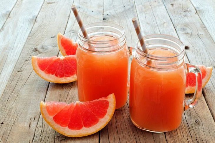 Step 3 The final product Grapefruit Vegetable Juice