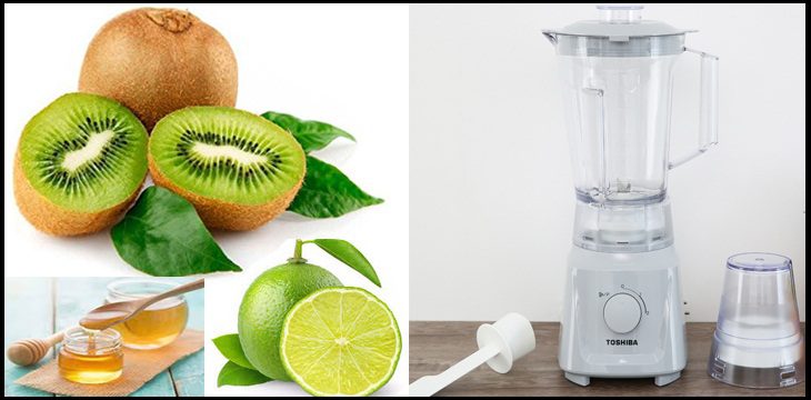 Ingredients for kiwi juice