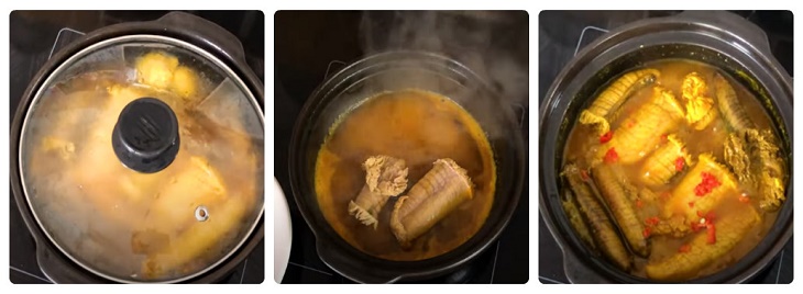 Step 3 Braised Fish Roe Mackerel Roe Braised with Turmeric