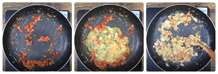Step 3 Stir-fried eggs with tomatoes Stir-fried eggs with tomatoes