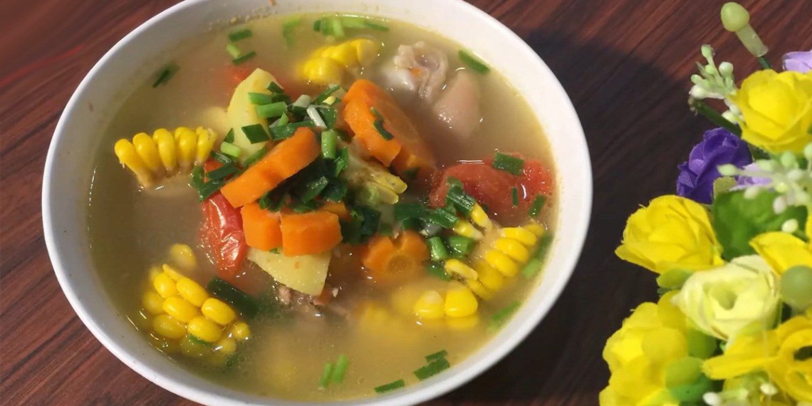 2 ways to cook corn soup with bones and delicious nutritious mushrooms 04930
