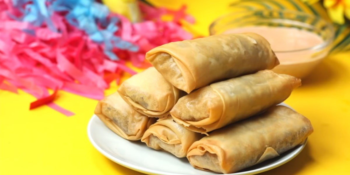2 ways to make beef cheese spring rolls with mushroom delicious snack 05476