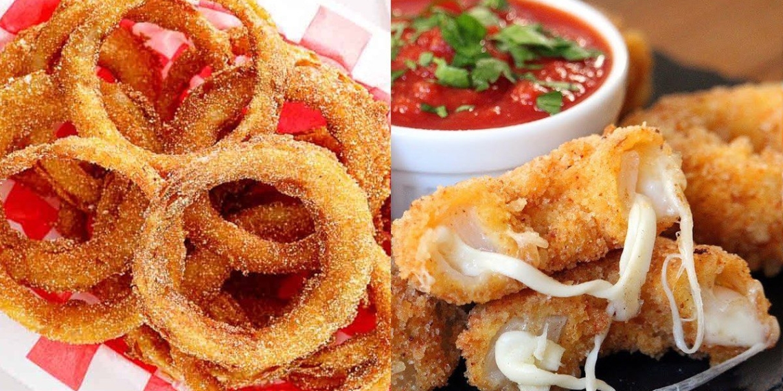 2 ways to make cheese fried onion snack and onion ta 02325