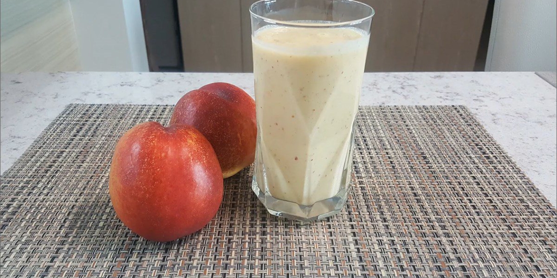 2 ways to make peach smoothie for effective and delicious weight loss 09969