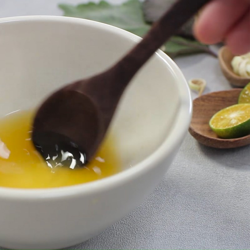 Step 1 Prepare the pork tail Fried Pork Tail with Salted Kumquat