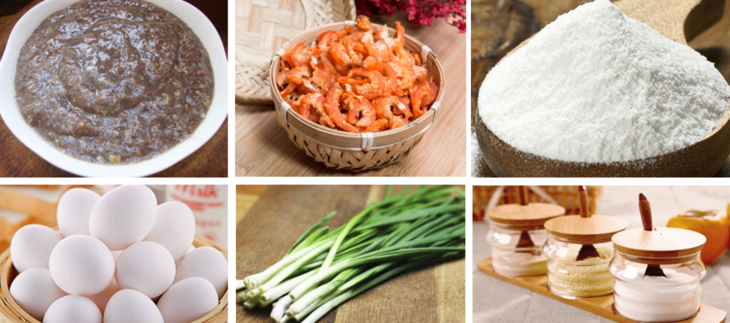 Ingredients for crab cake dish