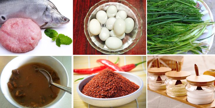 Ingredients of the dish 5 dishes from fish cake