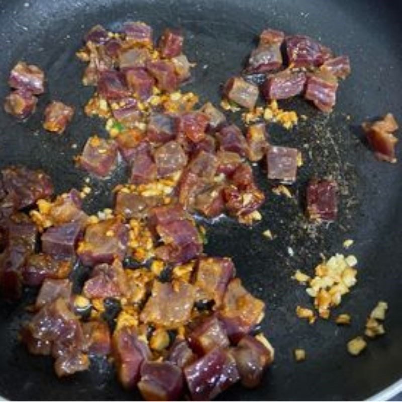 Step 3 Fried Rice Fried Chinese Sausage Rice
