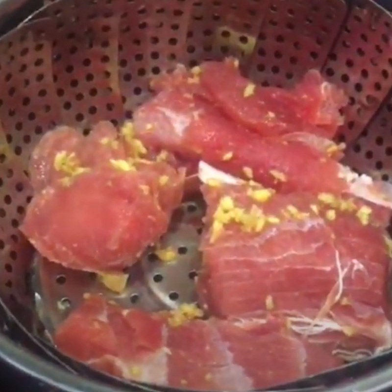 Step 3 Steaming Tuna Floss
