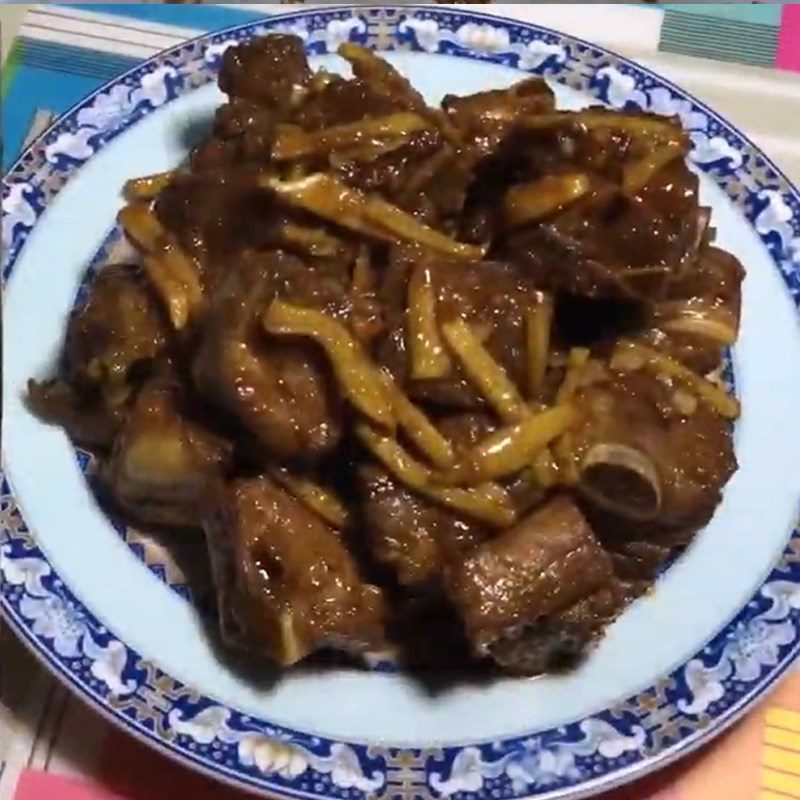 Step 5 Final product Ginger braised ribs