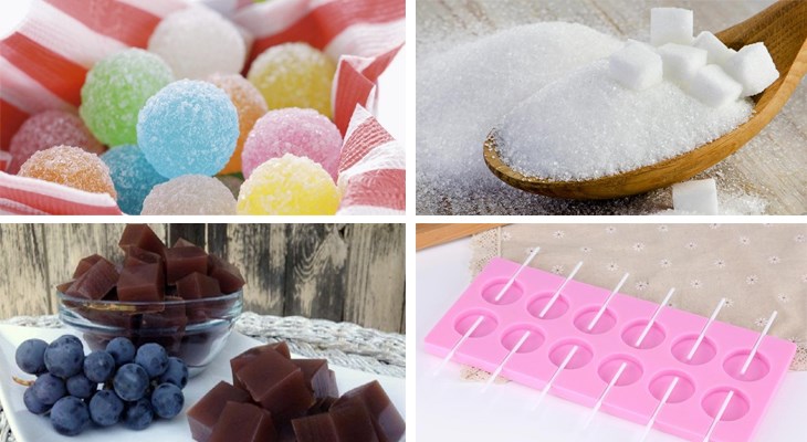 Ingredients for Cosmic Lollipops, Ginger Lemon Lollipops