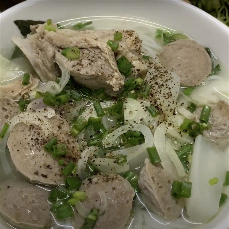 Step 4 Final Product Beef Ball Water Noodle