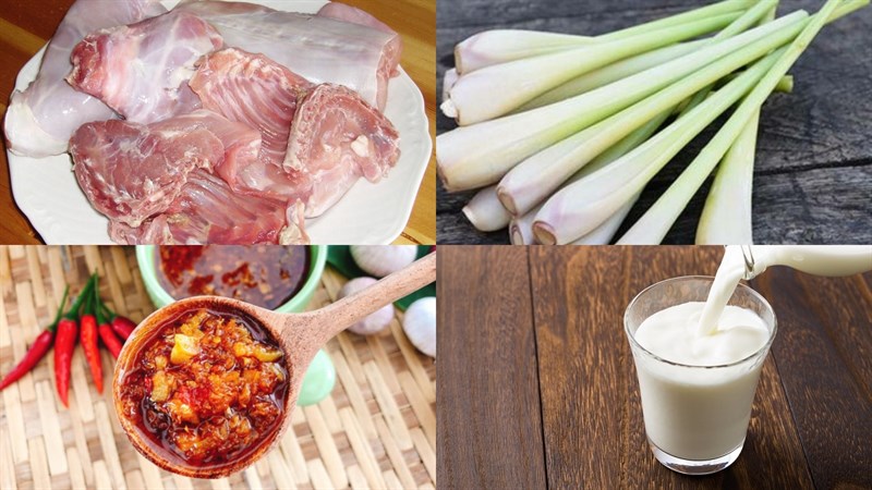 Ingredients for rabbit meat cooked like a traditional dish
