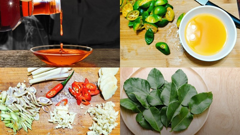Ingredients for fish dipping sauce