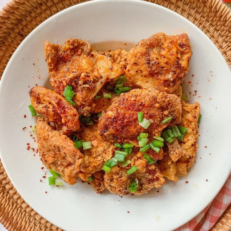Step 4 Final Product Spicy Salted Fried Pork