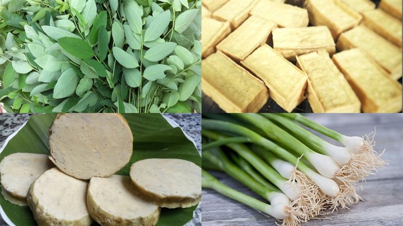 Ingredients for the dish 2 ways to cook vegetarian bitter melon soup with tofu