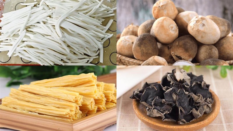 Ingredients for Huế wheat flour bánh canh dish