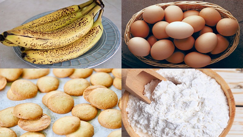 Ingredients for banana pudding dish