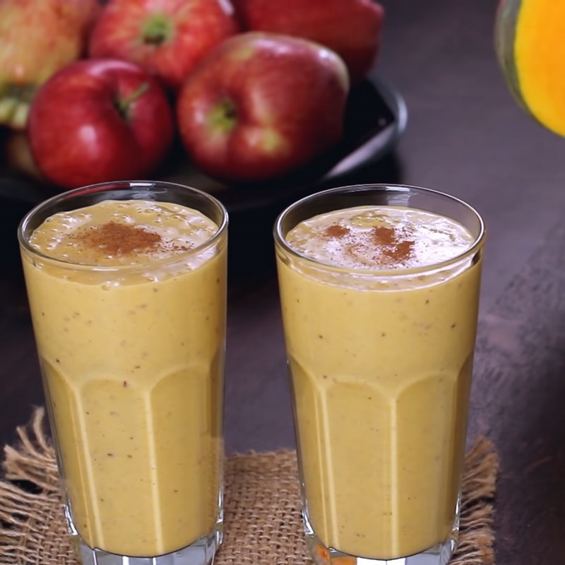Step 3 Final Product Pumpkin Banana Apple Smoothie