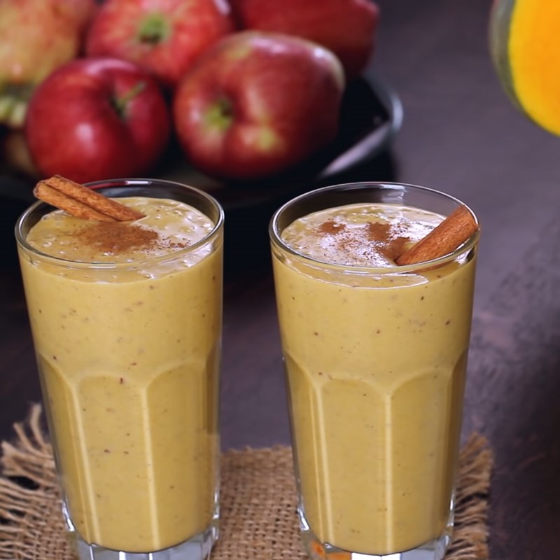 Step 3 Final Product Pumpkin Banana Apple Smoothie
