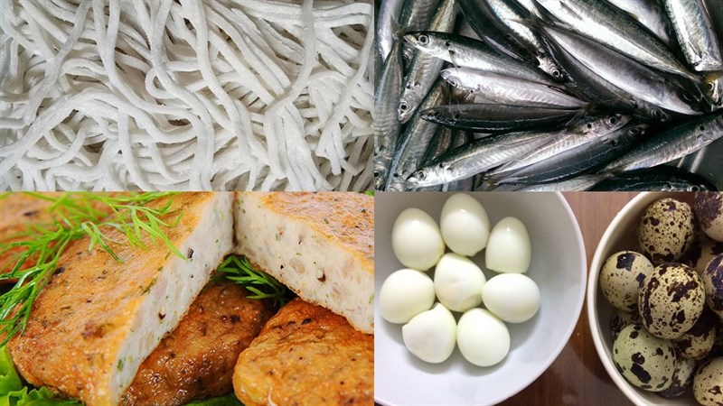 Ingredients for mackerel noodle soup Da Nang