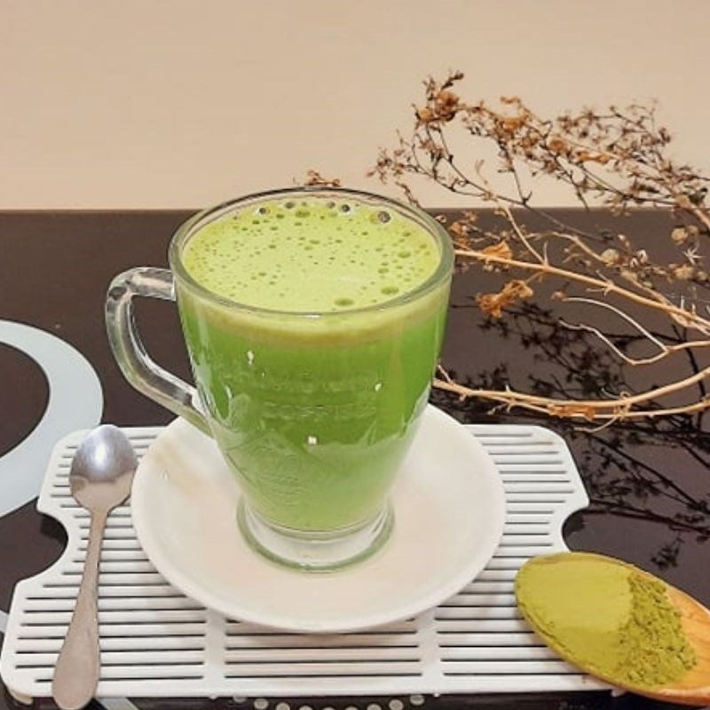 Step 3 Final product Matcha latte