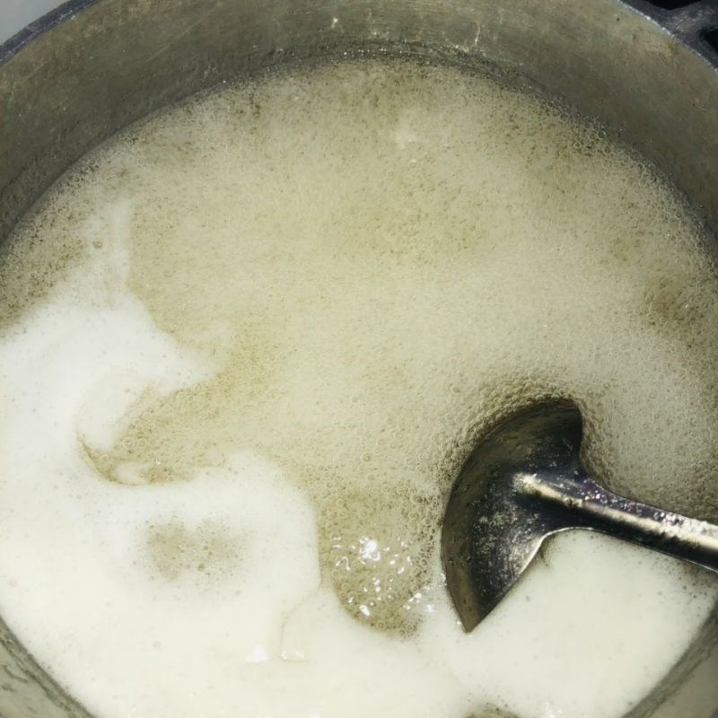 Step 2 Cook aloe vera jelly Aloe vera jelly